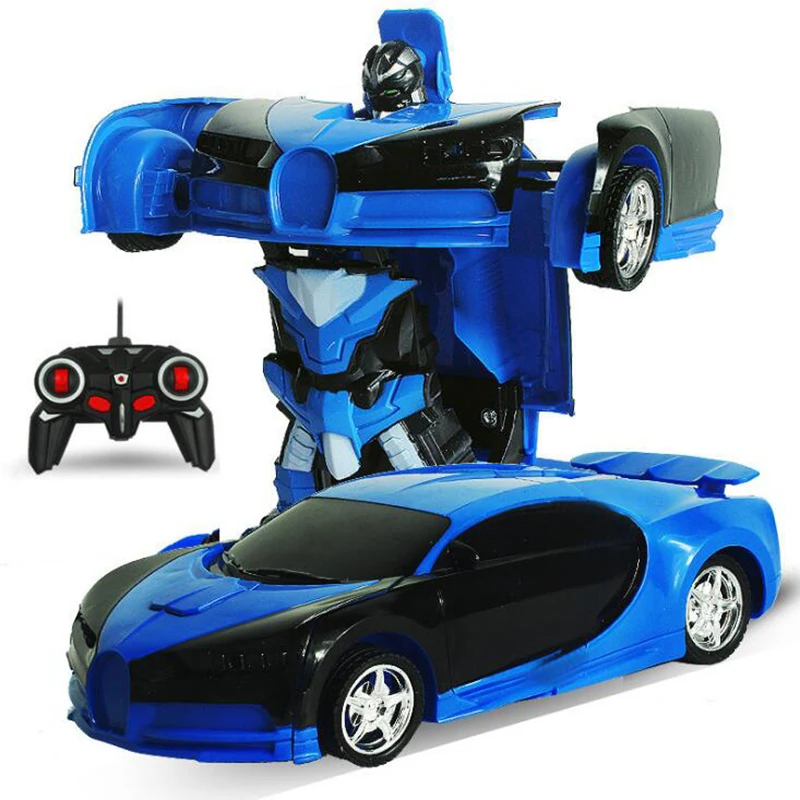Rc Transformation robot 2 in 1 RC Car Driving Sports Car drive Robots Models Remote Control Car RC Fighting robot Toy Gift