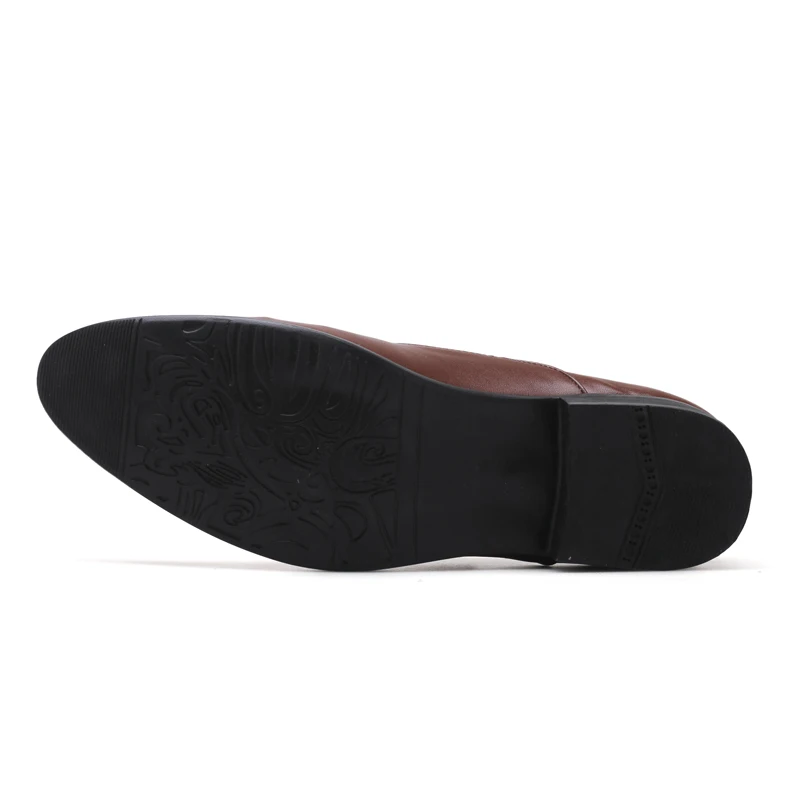 De Negócios marrom Tendência Grande Sapatos Masculinos Vestido Preto Sapatos Respirável Apontou Casuais Tamanho qp5dB