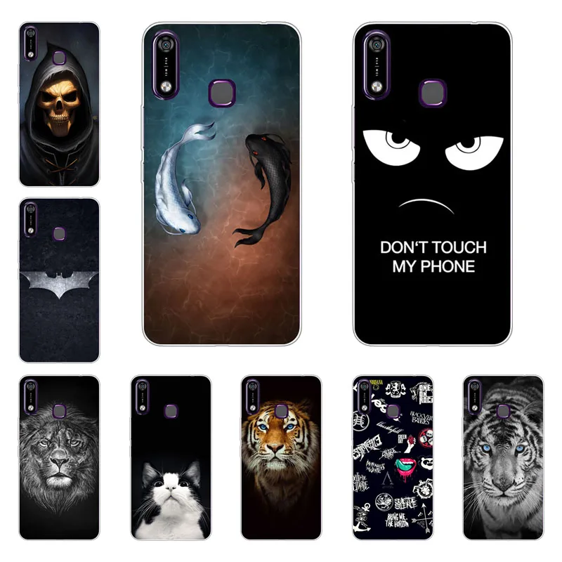 

Infinix Hot 7 X624 Case,Silicon Gossip fish Painting Soft TPU Back Cover for Infinix Hot7 X624 X624B protect Phone shell