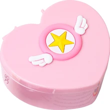 Heart Pink Sakura Cosmetic Storage Box With Mirror Desktop Jewelry Lipstick Brush Makeup Office Sundries Organizer Heart Pink Sakura Cosmetic Storage Box With Mirror Desktop Jewelry Lipstick Brush Makeup Office Sundries Organizer