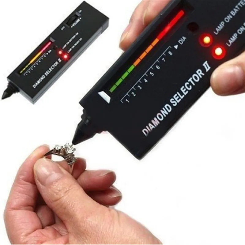 

Diamond Tester Jeweler Measurements Gemstone Selector Watcher Tool LED Test Pen