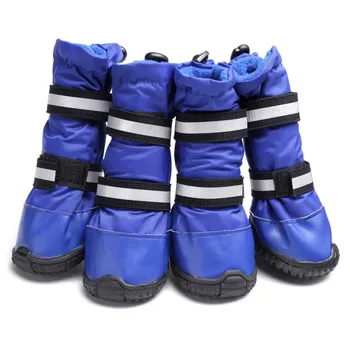 

4Pcs/ Lot Pet Dogs Winter Shoes Outdoor Windproof Sport Protect Feet Shoes In Rainy Snowy Days Anti-slip Dogs Footwear Booties