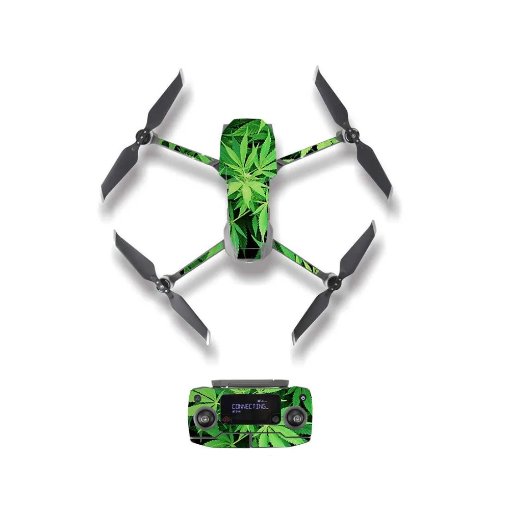 

Green Plant Style Skin Sticker for DJI Mavic 2 Pro & Zoom Drone Body Remote Controller Battery Protection Film 5 Styles