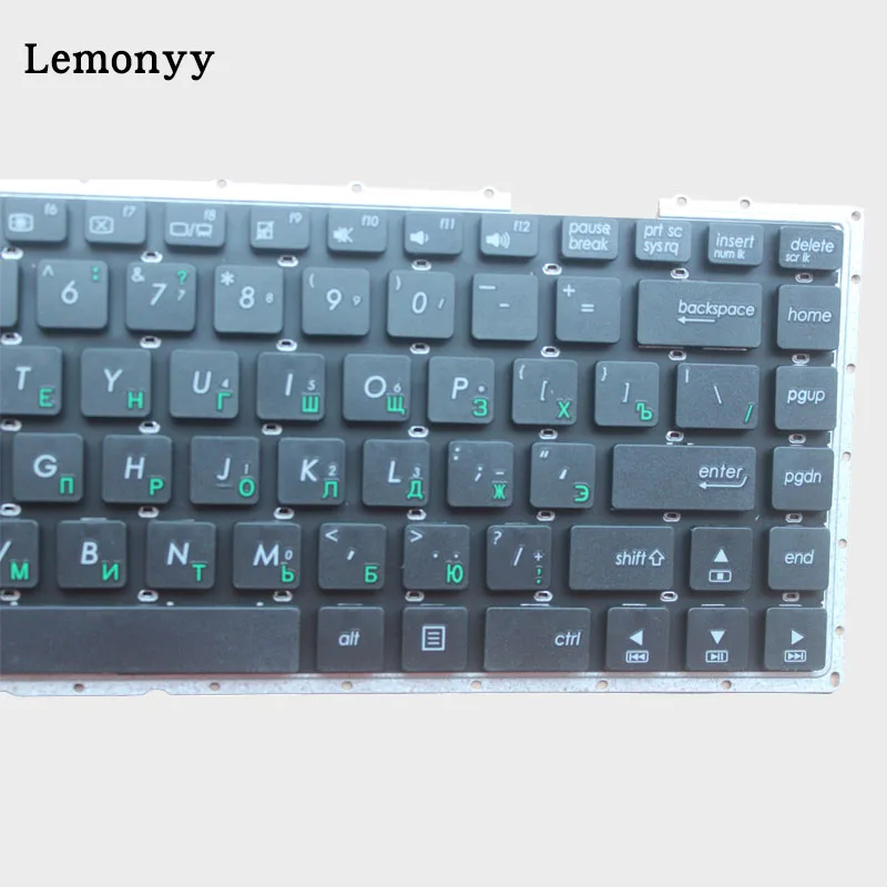  Russian Keyboard FOR ASUS X450 X450CC X450E X450V A450 A450C A450V F401U F401A X450VC X450C X450VB 