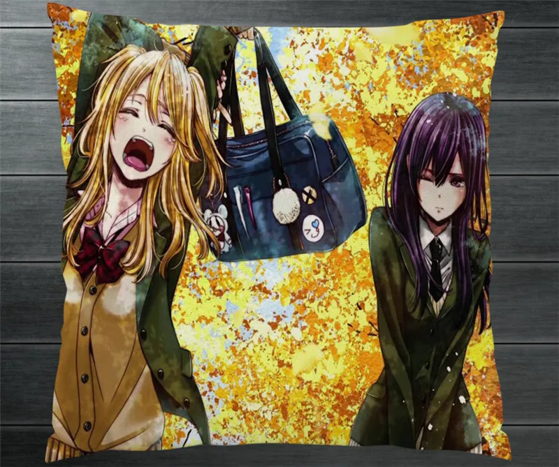 Anime Citrus Aihara Yuzu Aihara Mei Kiss Two Side Pillowcases Hugging