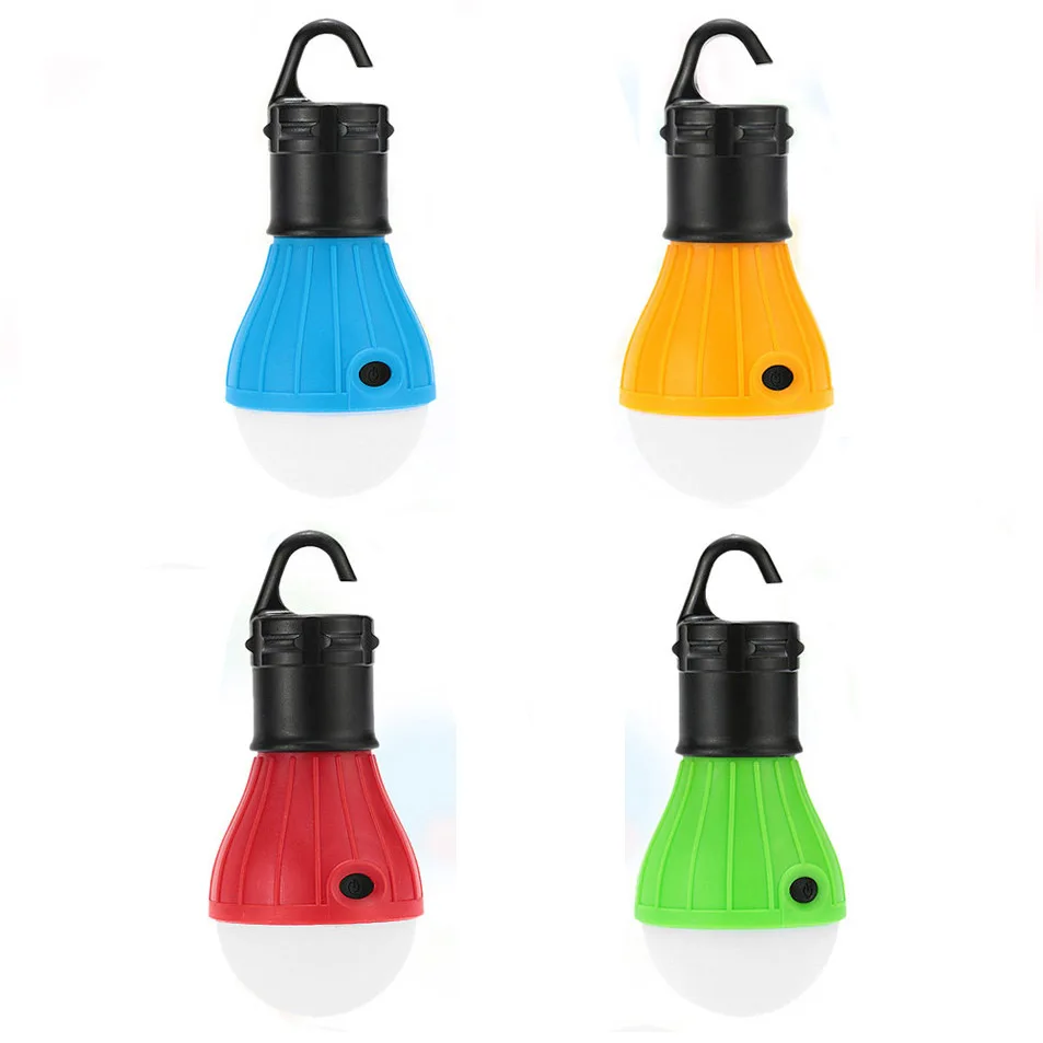 

ABS Mini Led Night Light 3 Modes Led Bulb Camping Lamp with Hook Emergency Lights for Camping