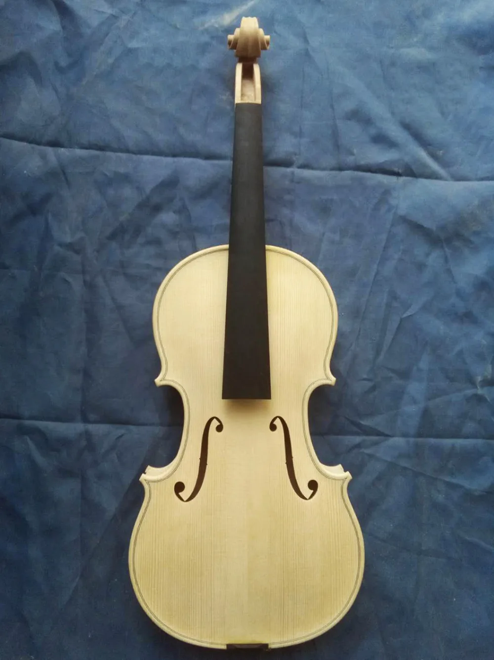 

Free Shipping Pure European Wood Copy Guiseppe Guarneri del Gesu Cannon 1743 100% Handmade White Violin FPVN04 with Foam Case