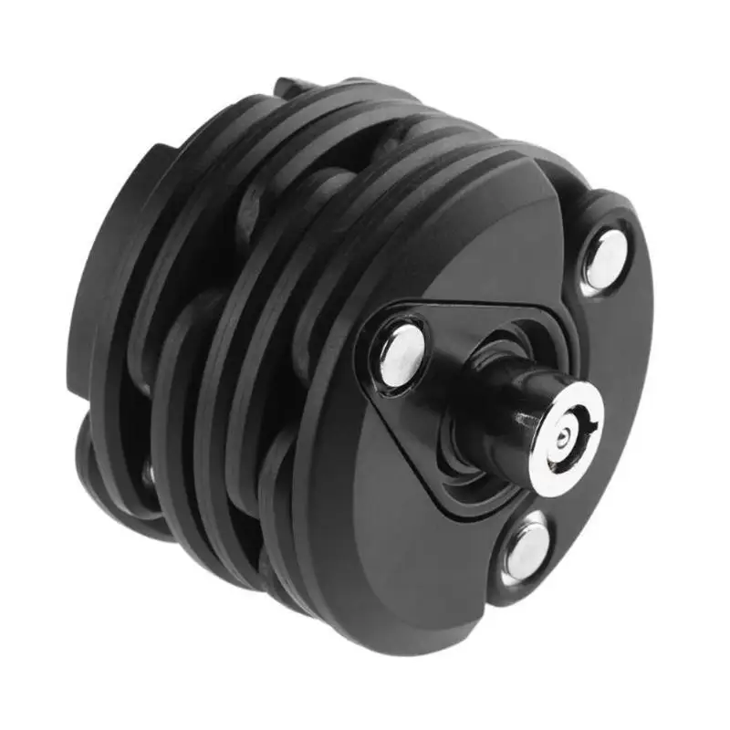 

Bike Anti Theft Lock Chain Folding Hamburger Locks High Security Bicycle Cycling Fliplock Alloy Mount Bracket Mountain Road Bike