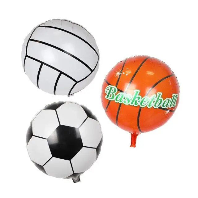 

10pcs 18inch football balloon foil ballon Soccer balloon for balloon decoration kids birthday party decorations balloon