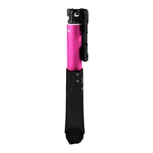Extendable Bluetooth Remote Handheld Selfie Stick Monopod Holder Mount Rose Red