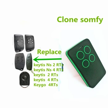 

free shipping SOMFY Keytis NS 2 RTS, Somfy Keytis 4 NS RTS replacement remote control 433,42Mhz compatible SOMFY Keytis NS 2 RT