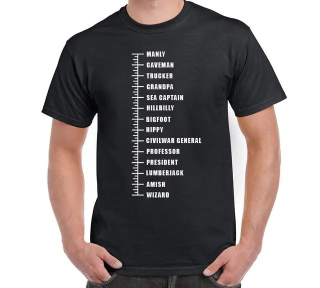 Beard Length Chart Shirt