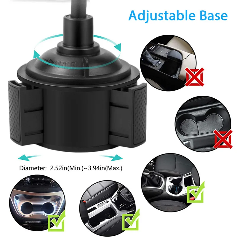 car cup holder phone mount PC08