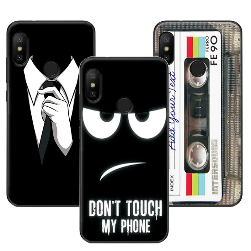 

New Arrived Dark Men Style Painted Case Coque For Xiaomi MiA2 Lite A2Lite Back Cover Capa For Xiaomi Mi A2 Lite Fundas Shell