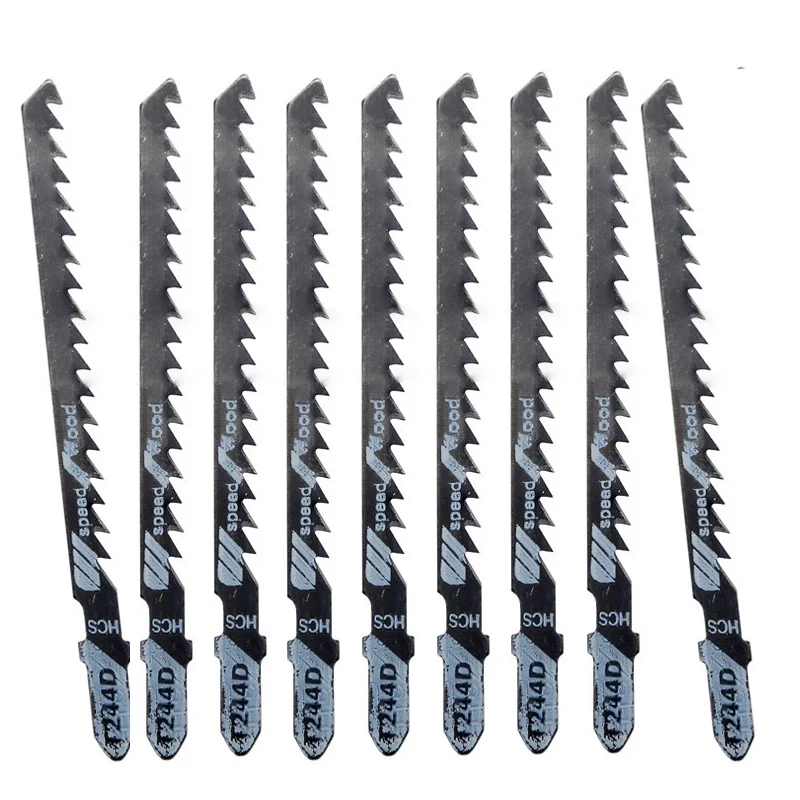 10Pcs T244D Jig Saw Blades Wood Fast Cutting 100mm Reciprocating Saw