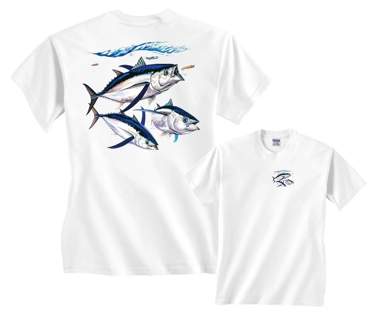 

Albacore Fishing T-Shirt Cartoon t shirt men Unisex New Fashion tshirt free shipping top ajax 2018 funny t shirts 100% Cotton