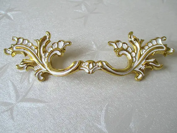 3 34 96 mm dresser pulls drawer pull handles gold white leaf rustic cabinet handle pull ornate vintage furniture decorative - Decorative Drawer Pulls 3 34 96 mm dresser pulls drawer pull handles gold white leaf rustic cabinet handle pull ornate vintage furniture decorative - Decorative Drawer Pulls