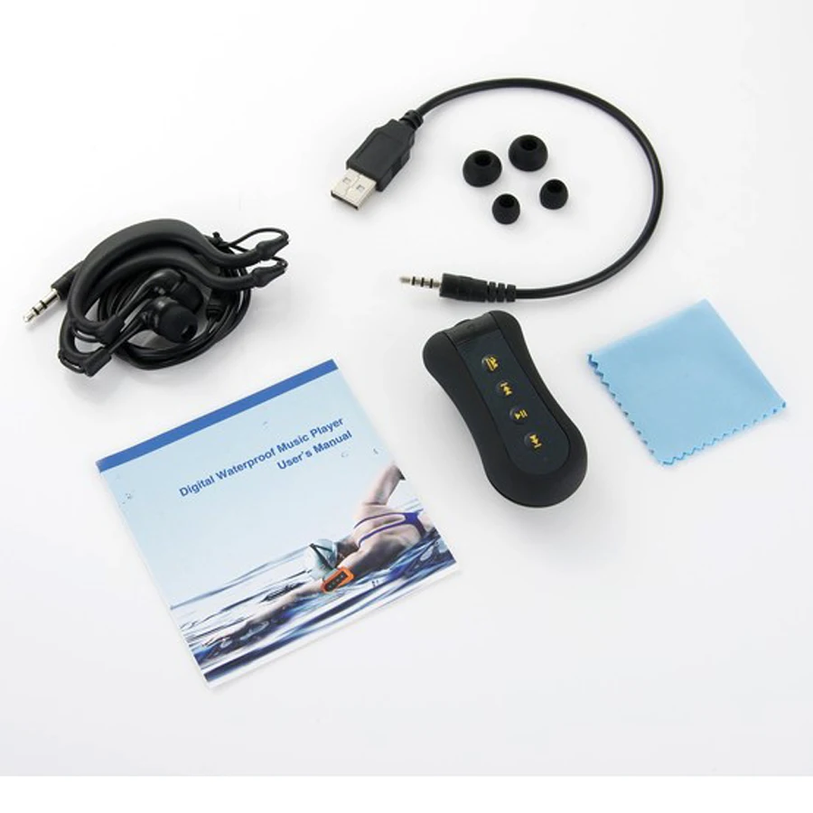 Newest 8GB Diving Waterproof Swimming MP3 Player IPX68 Underwater FM