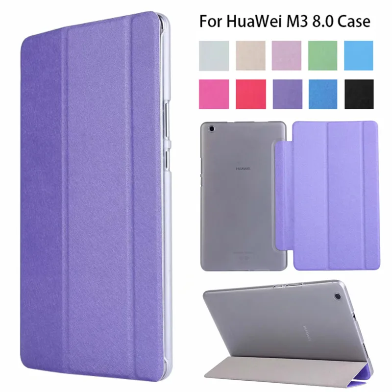 

Case Cover for HuaWei Mediapad M3 Lite 8.0 2017 New PU Slim Smart Stand Case for HUAWEI M3 8 inch Tablet Funda Case
