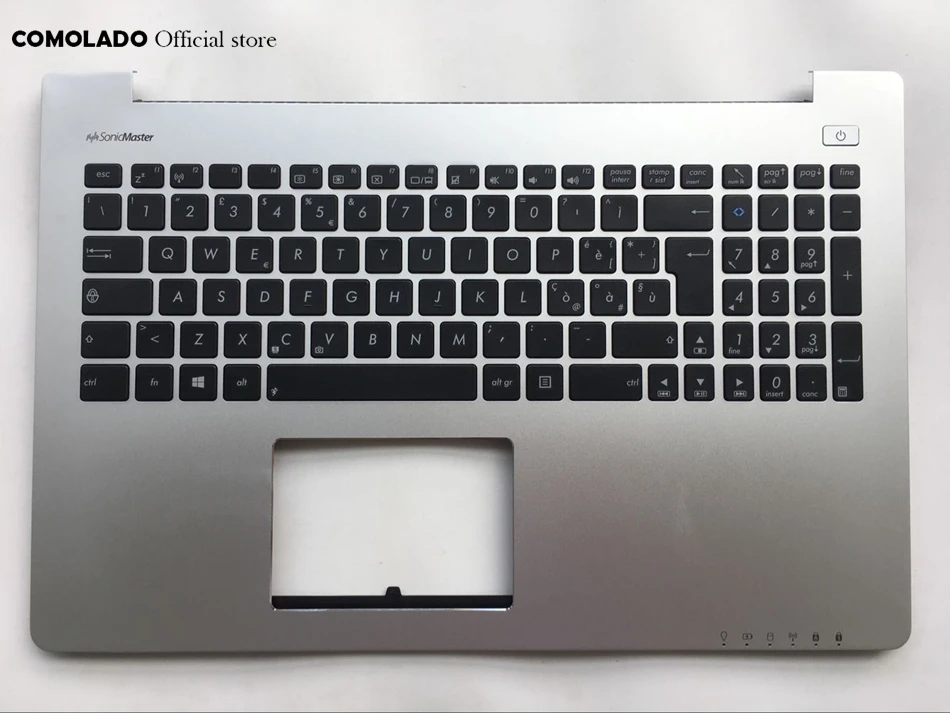 

IT Italian Keyboard for ASUS S500CA S500C with C Cover Palmrest Black keyboard IT Layout