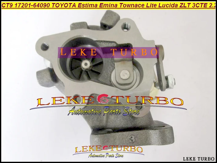 CT9 17201-64090 17201 64090 Turbo турбонагнетатель для тoyota Lite Town Ace Estima Emina Lucida ZLT 3CTE 3C-T 3CT 2.2L 90HP