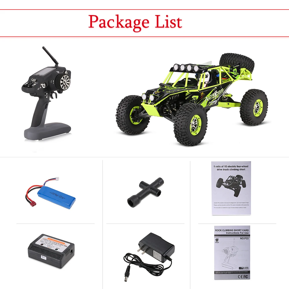 WLtoys 10428 1:10 RC автомобиль 2,4 г 4WD электрический матовый Рок Гусеничный RTR внедорожник пульт дистанционного управления внедорожные veicoli модель игрушки транспортные средства - Цвет: US Plug green
