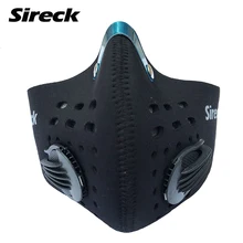 Sireck Cycling Mask Men Bicycle Bike Mask PM 2.5 Pollution Activated Carbon Air Filter Half Face Dustproof Mascarilla Polvo