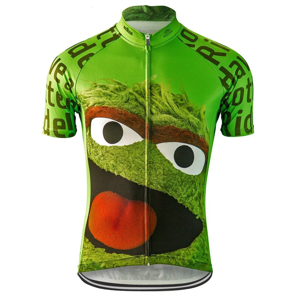 Camiseta de ciclismo divertida de dibujos animados ropa de ciclismo de manga corta para hombre maillot ropa de ciclismo al aire libre camiseta MTB