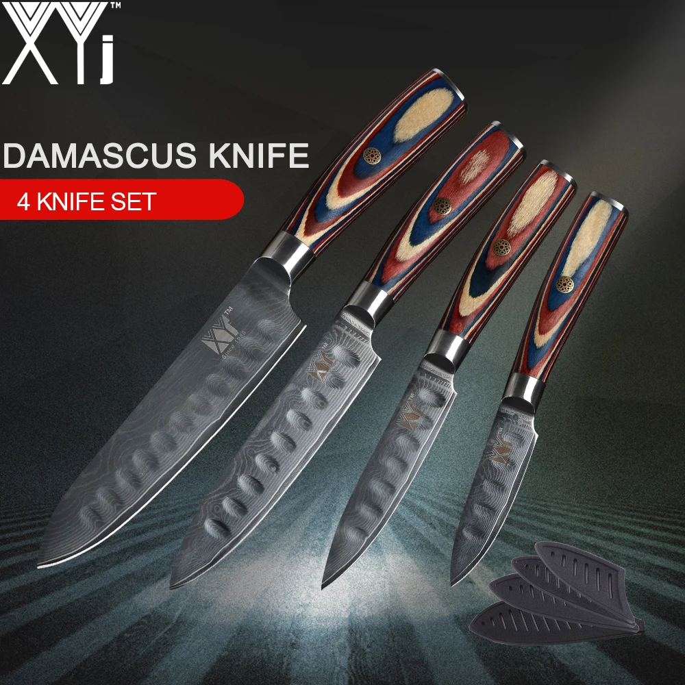 Damascus Knife XYj 3\