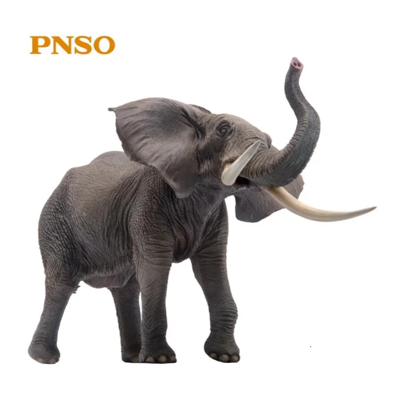 

PNSO Big Size Elephant Classic Toys For Boys Children Animal Model Without retail box