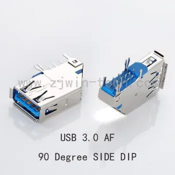 

50PCS USB 3.0 AF Type High-Speed Socket Connector USB Jack 3.0 Female Jack Side DIP Long Body For Fast Data Transmission