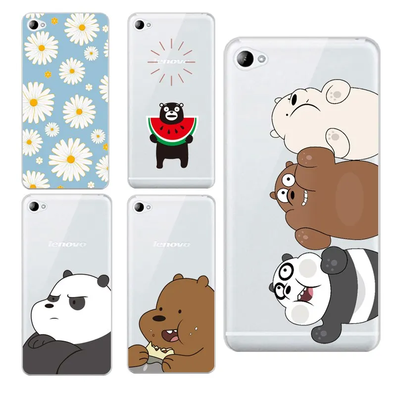 Мягкий прозрачный чехол из ТПУ Для Lenovo S60 S90 A2010 A1000 A5000 A7000 K4 K5note Bear Kuma Flora бесплатная