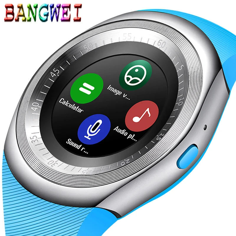 

BANGWEI 2018 New Men Smart Watch IP67 Waterproof Sport Fitness Pedometer Women Smart Watch Support SIM 15 National Languages+Box
