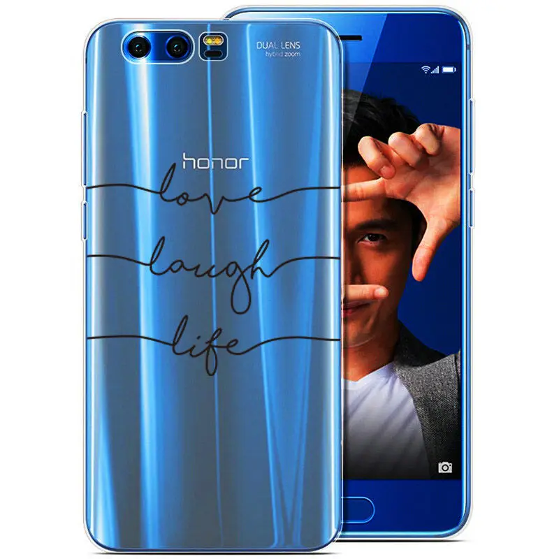 Силиконовый чехол Arvin для huawei Honor 9, мягкий ТПУ чехол для huawei Honor 9, Премиум Тонкий кристально прозрачный чехол с рисунком