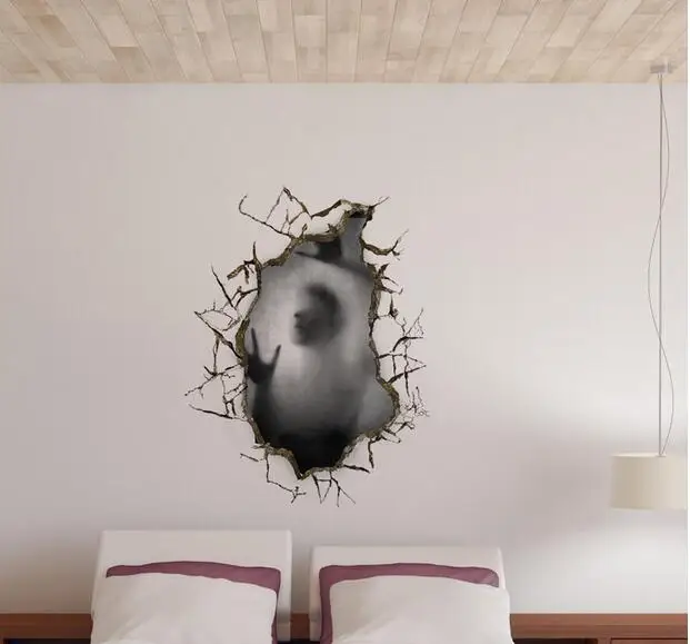 3d wall sticker home wall painting hotels wallpaper bedroom three