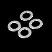 4pcs font b Car b font Door Lock Pin Knob Trim Cover Ring Sticker For Mercedes