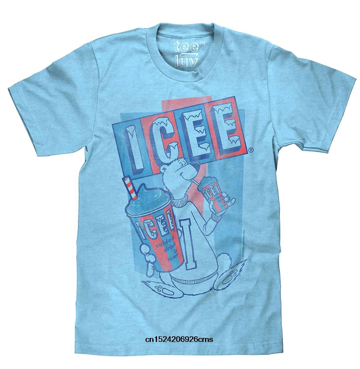 Забавная Мужская футболка белая футболки черная ICEE полярный медведь логотип