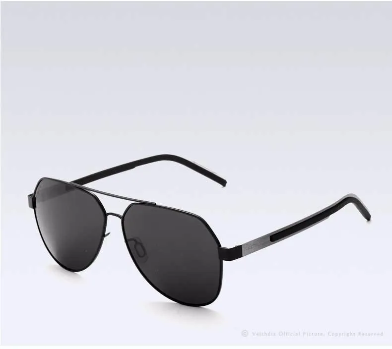 Поляризационные солнцезащитные очки VEITHDIA UV400, мужские брендовые дизайнерские винтажные женские солнцезащитные очки gafas oculos de sol masculino 3556
