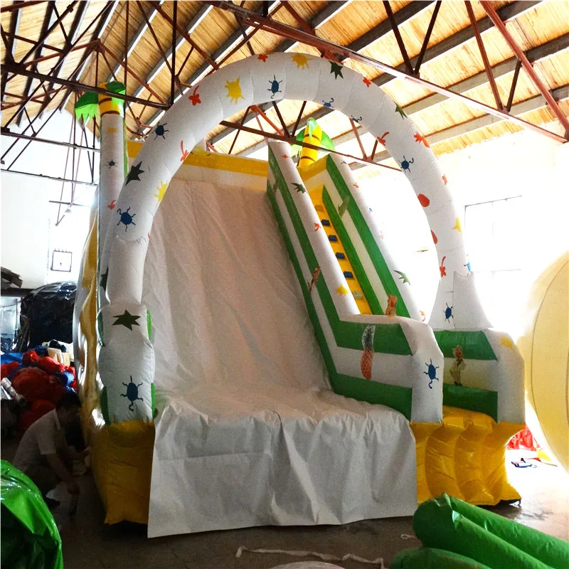 

Commercial inflatable land slide inflatable land drop slide