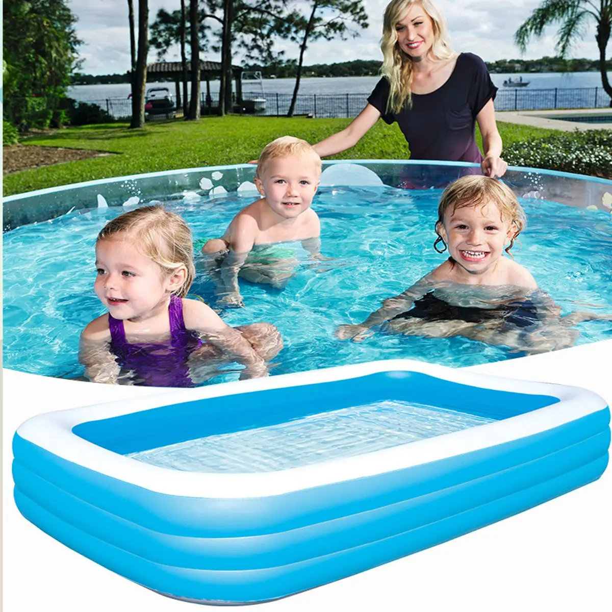 Надувной круг для купания ребенка бассейн портативный открытый детский бассейн Ванна детский бассейн вода для отдыха на открытом воздухе