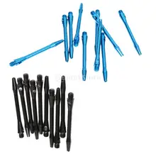 20 штук 2BA резьба из алюминиевого сплава древки для Дартса 53 мм корпус ручки Alu 2 цвета черный синий Дартс аксессуар