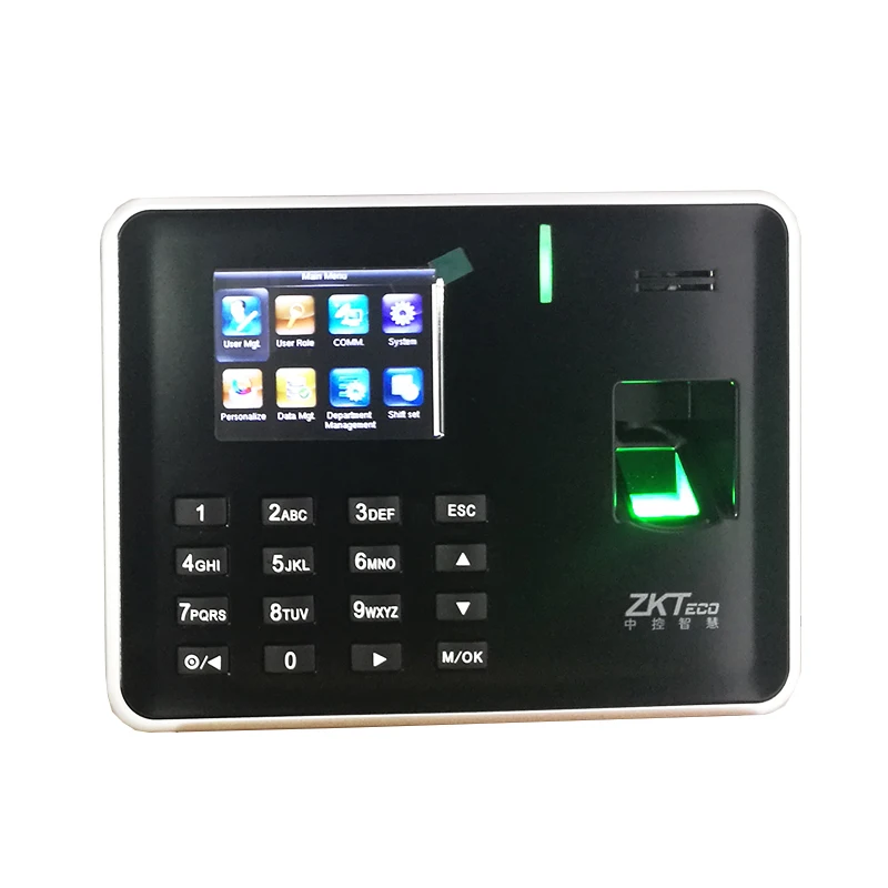 Посещаемость времени отпечатков пальцев с TCP/IP откатка времени отпечатков пальцев Rfid карта машина посещаемости времени