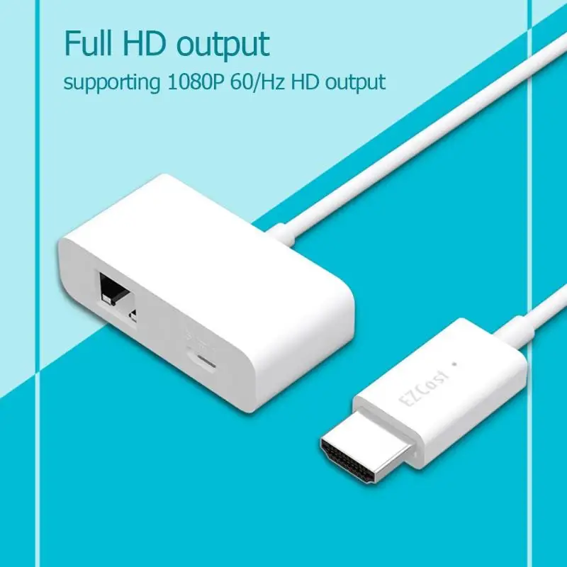 Tanie Multimedialny Transfer drutu MagicEther na HDMI bezprzewodowy WiFi 1080P ekran hd tworzenie kopii lustrzanych przewód przejściowy dla android ios systemu Windows Mac