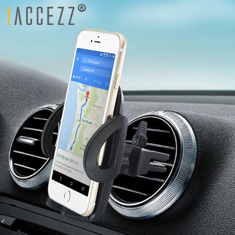 ! ACCEZZ Автомобильный держатель для телефона универсальный iPhone samsung Xiaomi 4 6 дюймов