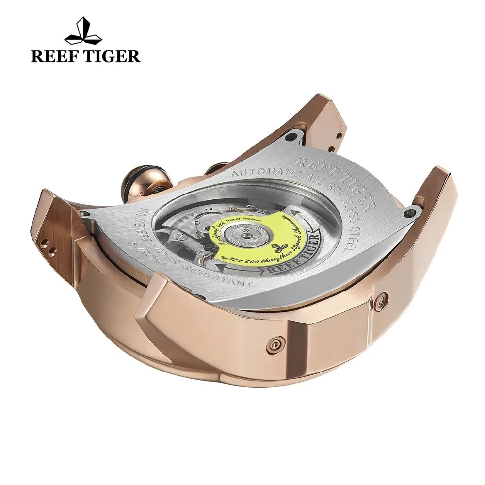 Мужские наручные часы с турбийоном Reef Tiger/RT спортивные аналоговые автоматические