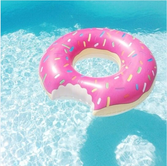 巨大なドーナツ形泳ぐリングインフレータブルドーナツプールフロート大人浮く送料無料 Pool Floats For Adults Ring Etcpool Mattress Aliexpress