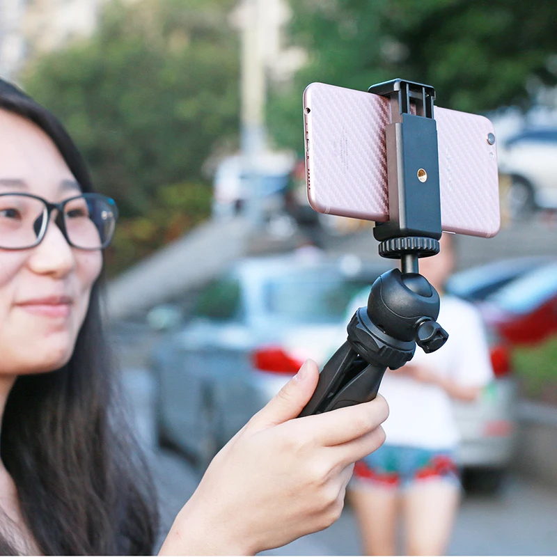 Ulanzi мини штатив для iphone, компактный штатив с Съемная шаровой головкой, палка для селфи для Canon Nikon GoPro ' экшин камеры для iphone Samsung