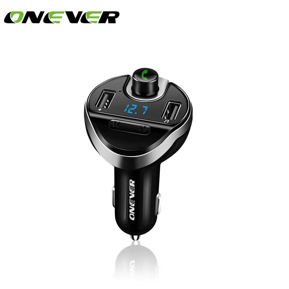 Onever T20 Car Mp3 Wireless Fm Transmitter Kit Handsfree Bluetooth Car