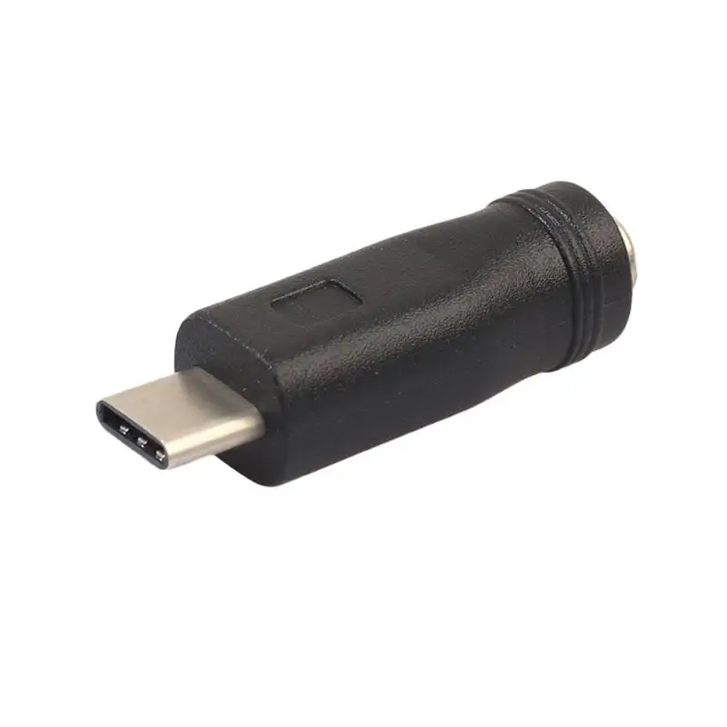 Адаптер питания постоянного тока переходник с USB Type C папа на 5 5x2 1 мм мама