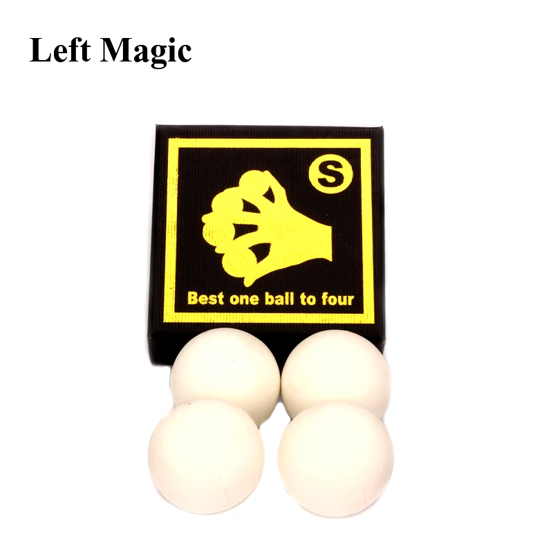 Хорошее качество, лучший от одного мяча до четырех, белый, красный, мягкий резиновый, размножающийся шар, сценические фокусы, магический реквизит, волшебная игрушка 83150